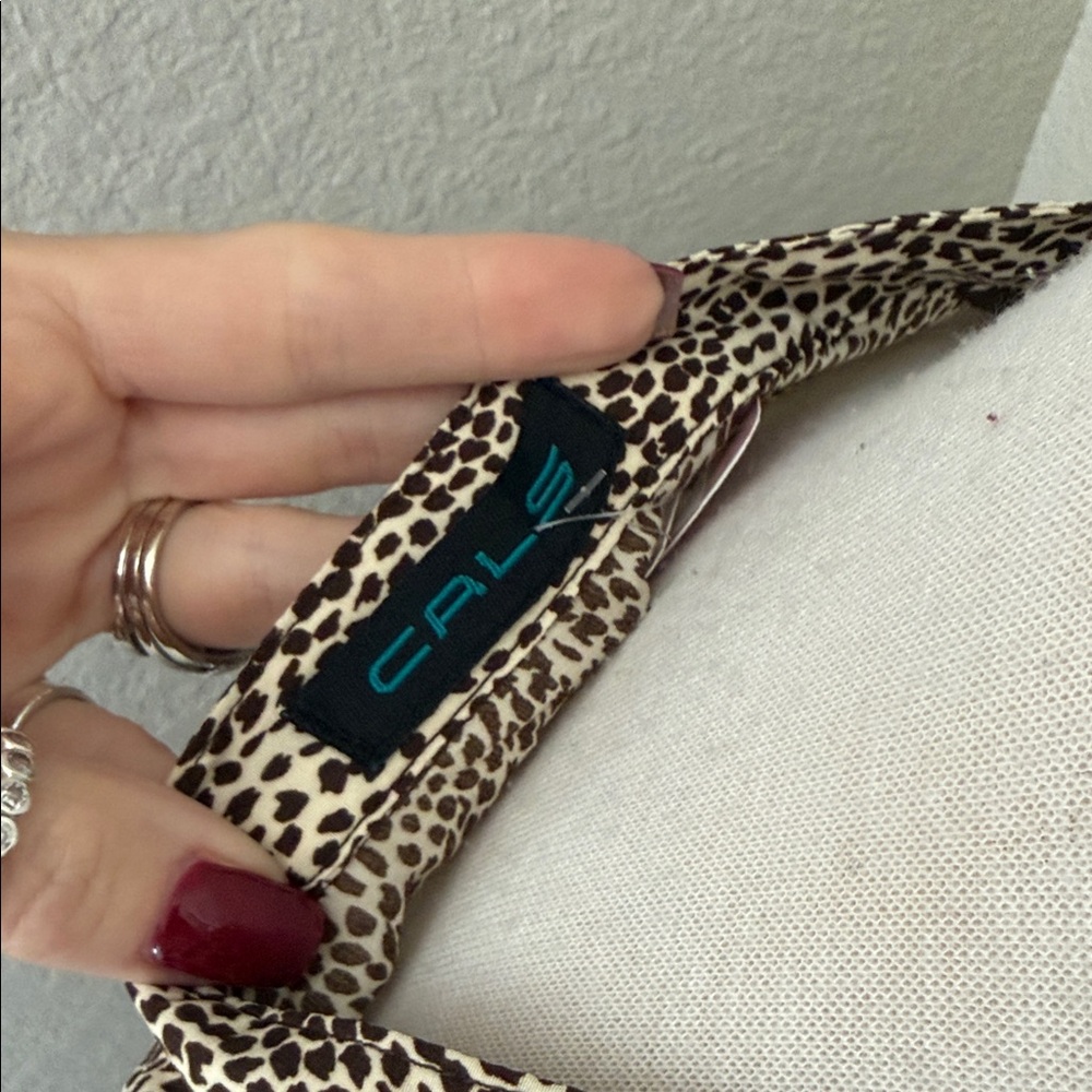 Cals Boutique Animal Print Long Sleeve Dress - Picture 6 of 8